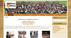 Desktop Screenshot of anglicansablaze.org