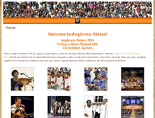 Tablet Screenshot of anglicansablaze.org